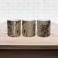 Imhotep Eye of Horus Ceramic Mug Papyrus Scrolls Ancient Egyptian Medicine