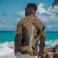 Imhotep Eye of Horus Hawaiian Shirt Papyrus Scrolls Ancient Egyptian Medicine