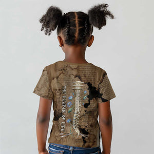 Imhotep Eye of Horus Kid T shirt Papyrus Scrolls Ancient Egyptian Medicine