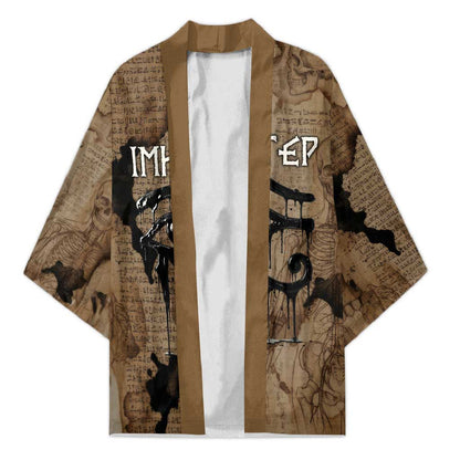 Imhotep Eye of Horus Kimono Papyrus Scrolls Ancient Egyptian Medicine
