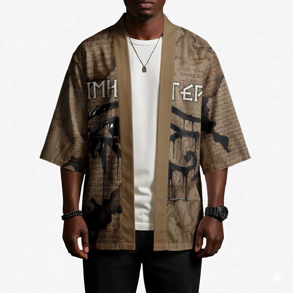 Imhotep Eye of Horus Kimono Papyrus Scrolls Ancient Egyptian Medicine
