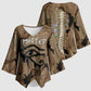 Imhotep Eye of Horus Kimono Sleeve Blouse Papyrus Scrolls Ancient Egyptian Medicine