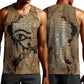 Imhotep Eye of Horus Men Tank Top Papyrus Scrolls Ancient Egyptian Medicine