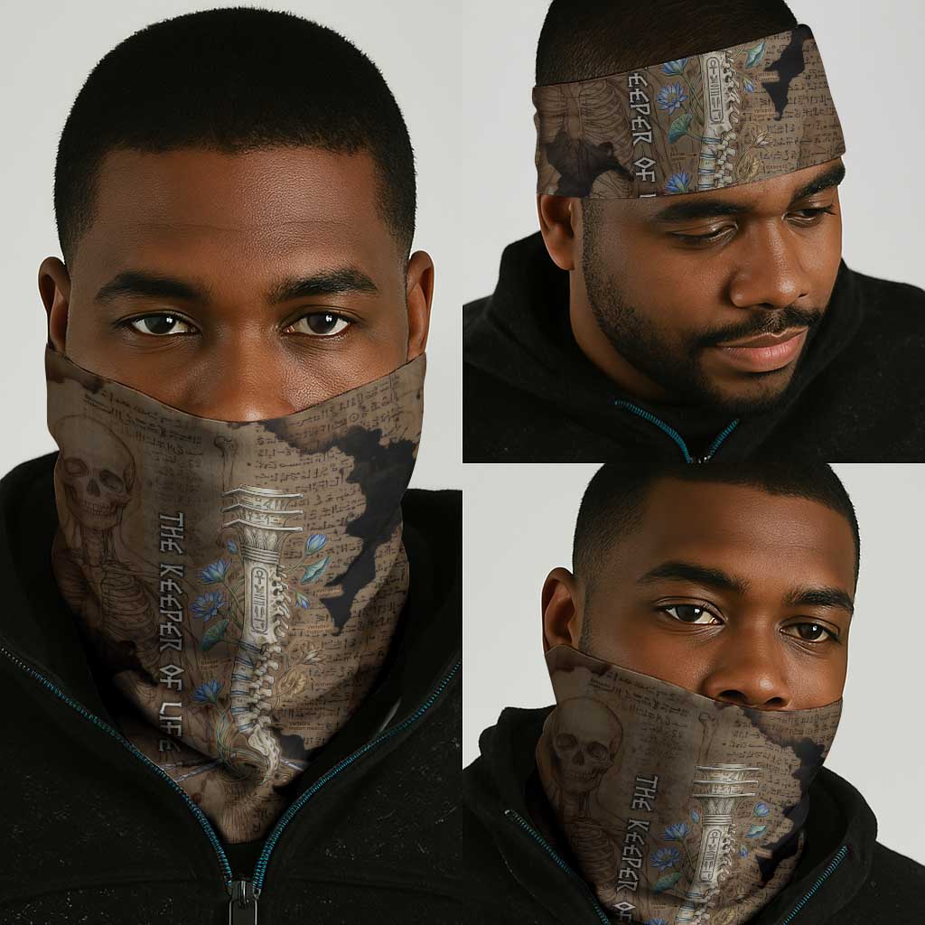 Imhotep Eye of Horus Neck Gaiter Papyrus Scrolls Ancient Egyptian Medicine