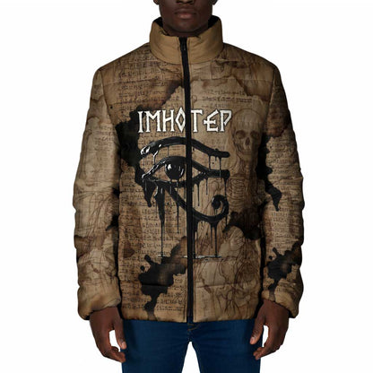 Imhotep Eye of Horus Padded Jacket Papyrus Scrolls Ancient Egyptian Medicine