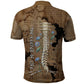 Imhotep Eye of Horus Polo Shirt Papyrus Scrolls Ancient Egyptian Medicine