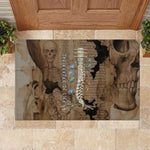 Imhotep Eye of Horus Rubber Doormat Papyrus Scrolls Ancient Egyptian Medicine