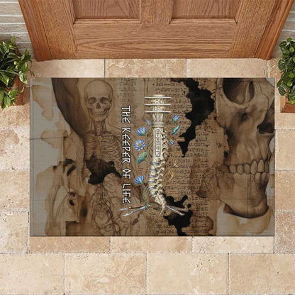 Imhotep Eye of Horus Rubber Doormat Papyrus Scrolls Ancient Egyptian Medicine