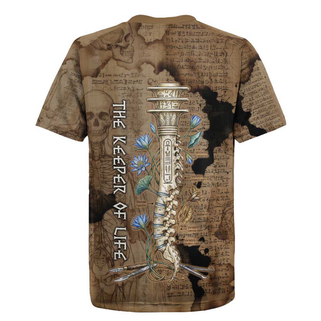 Imhotep Eye of Horus Rugby Jersey Papyrus Scrolls Ancient Egyptian Medicine