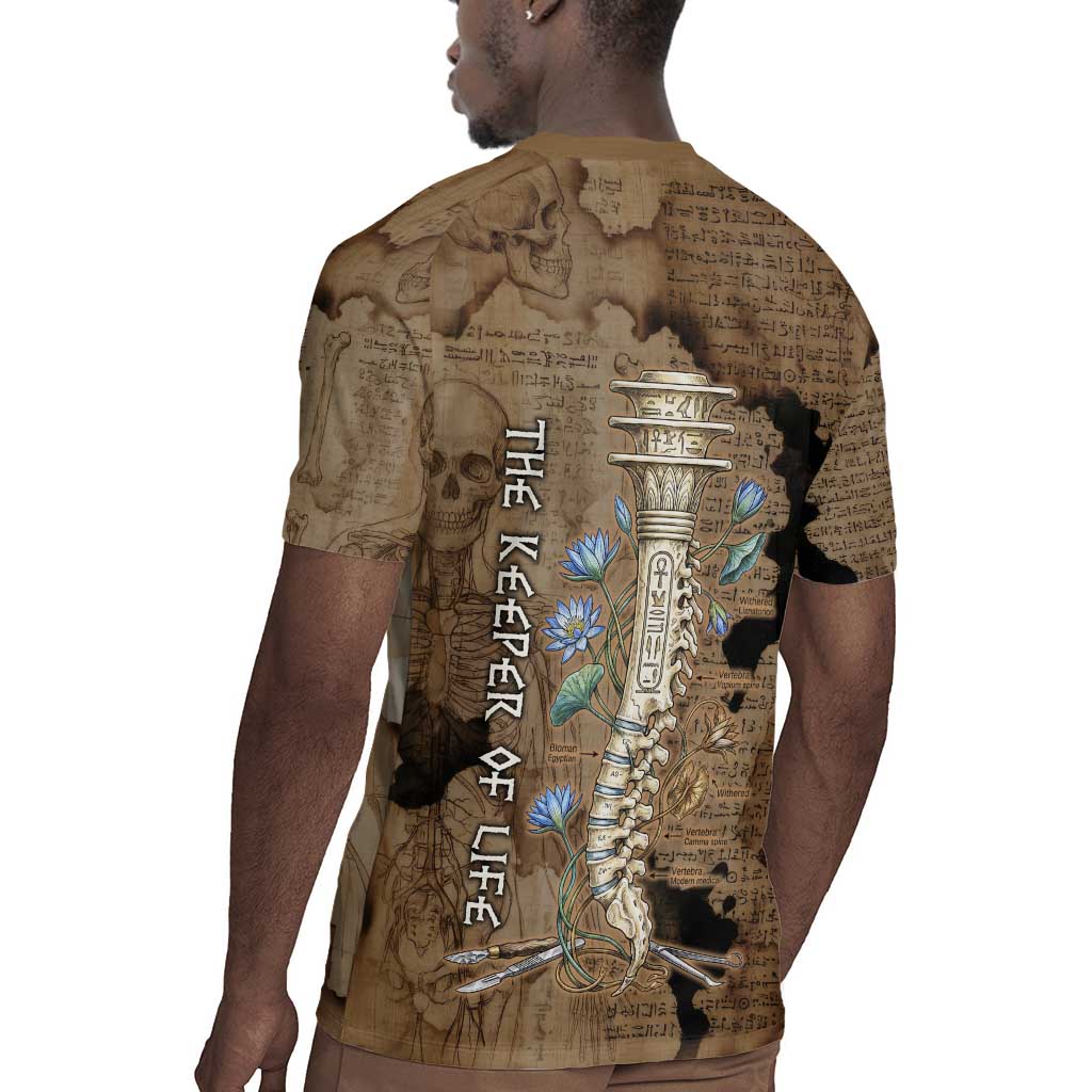 Imhotep Eye of Horus Rugby Jersey Papyrus Scrolls Ancient Egyptian Medicine