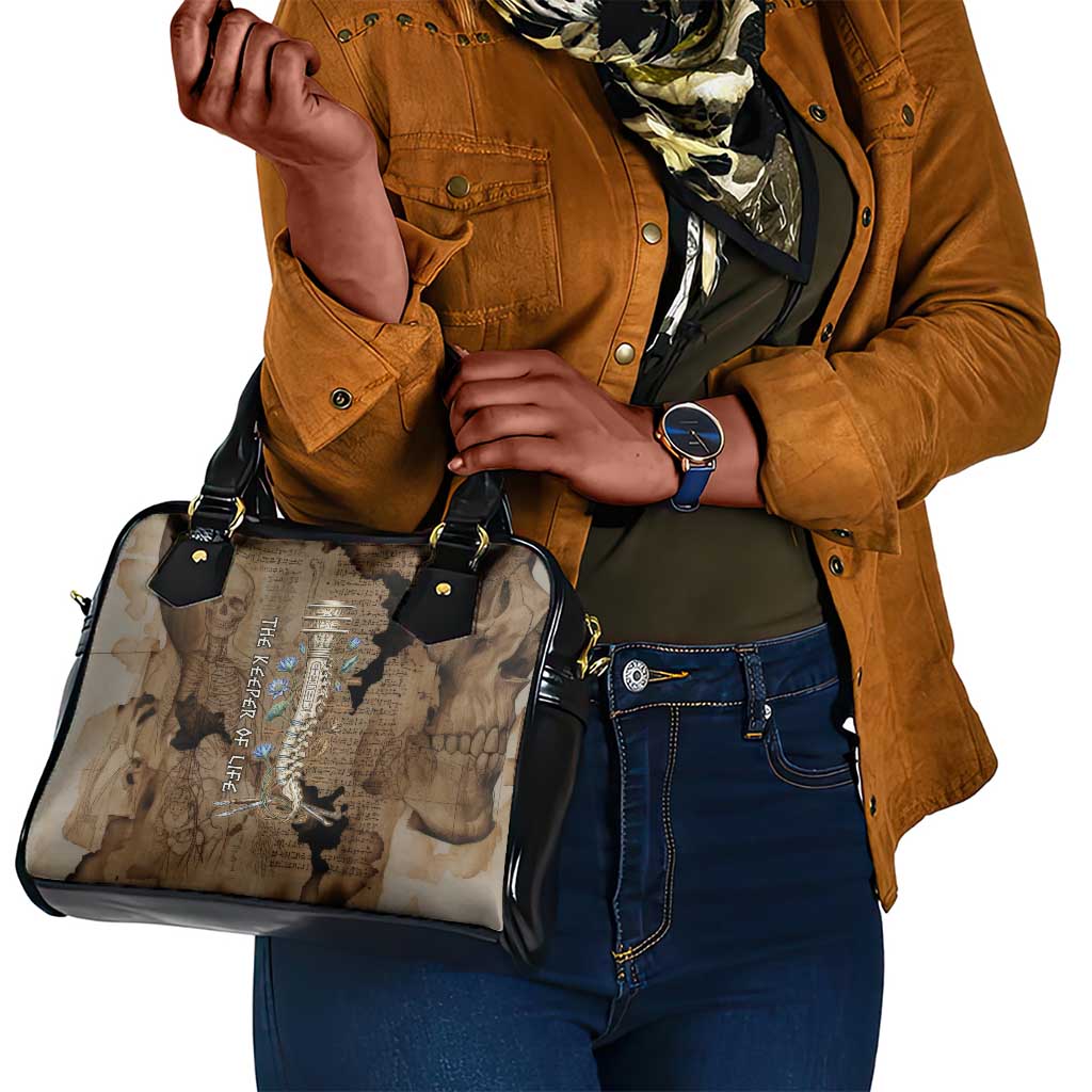 Imhotep Eye of Horus Shoulder Handbag Papyrus Scrolls Ancient Egyptian Medicine