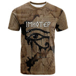 Imhotep Eye of Horus T shirt Papyrus Scrolls Ancient Egyptian Medicine