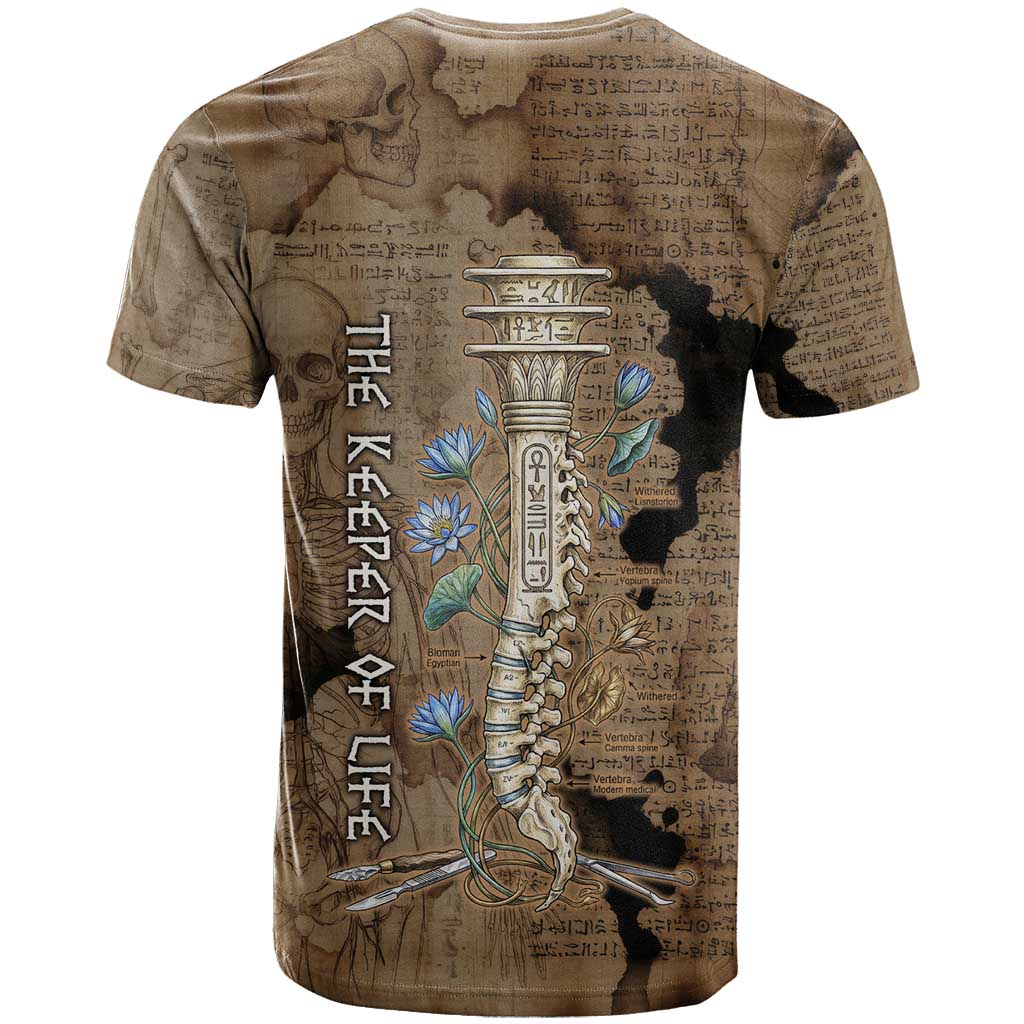 Imhotep Eye of Horus T shirt Papyrus Scrolls Ancient Egyptian Medicine