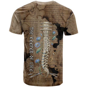 Imhotep Eye of Horus T shirt Papyrus Scrolls Ancient Egyptian Medicine
