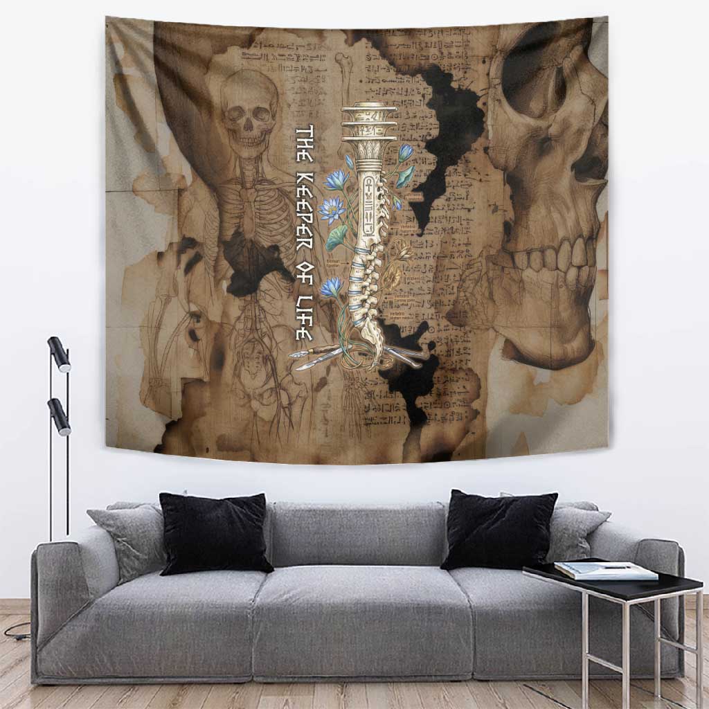 Imhotep Eye of Horus Tapestry Papyrus Scrolls Ancient Egyptian Medicine