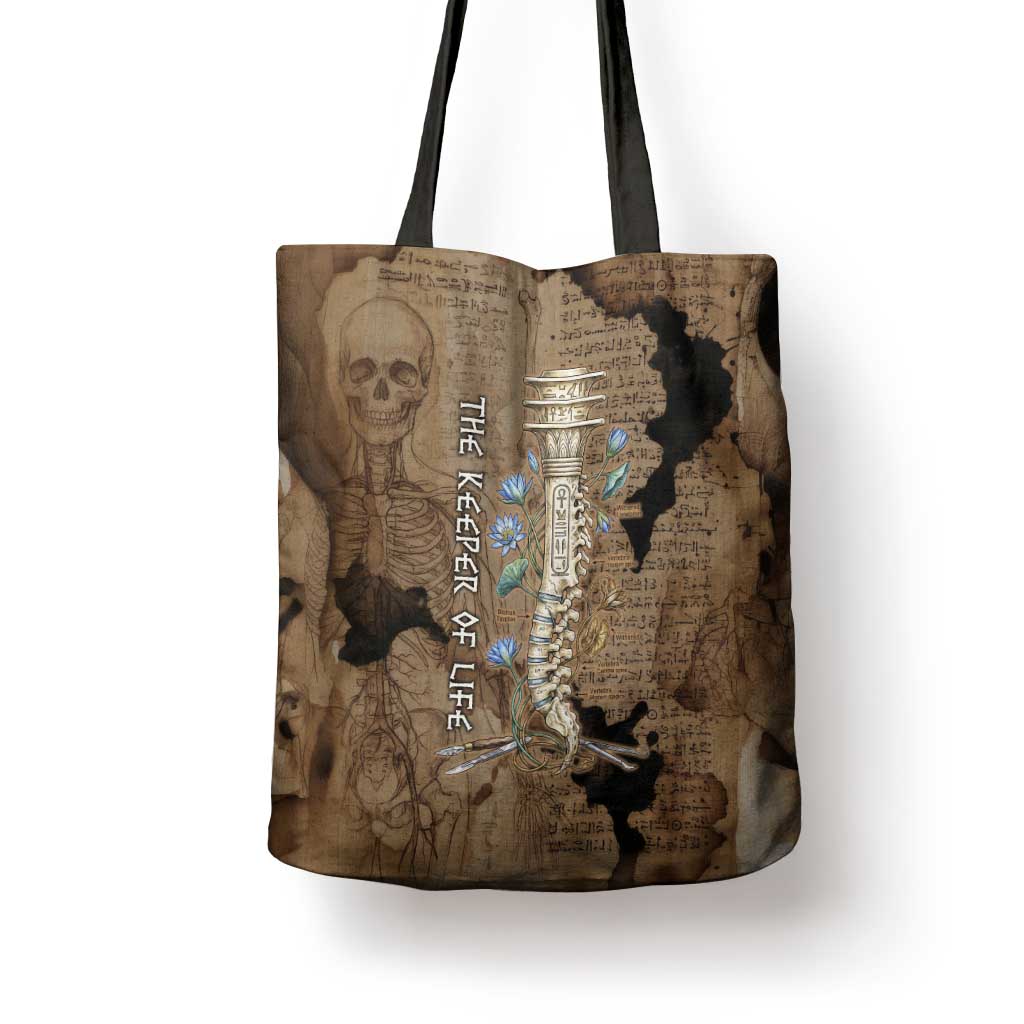 Imhotep Eye of Horus Tote Bag Papyrus Scrolls Ancient Egyptian Medicine