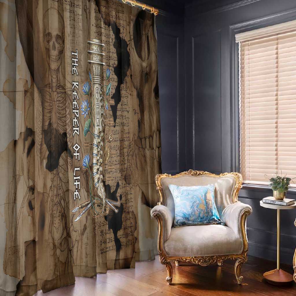 Imhotep Eye of Horus Window Curtain Papyrus Scrolls Ancient Egyptian Medicine