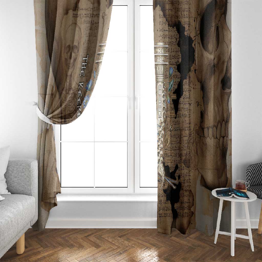 Imhotep Eye of Horus Window Curtain Papyrus Scrolls Ancient Egyptian Medicine