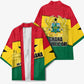 Ghana Republic Day Kimono Ghanaian Pride Flag Colors With Coat Of Arms And Black Star
