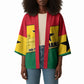 Ghana Republic Day Kimono Ghanaian Pride Flag Colors With Coat Of Arms And Black Star