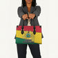 Ghana Republic Day Leather Bag Ghanaian Pride Flag Colors With Coat Of Arms And Black Star