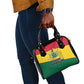 Ghana Republic Day Shoulder Handbag Ghanaian Pride Flag Colors With Coat Of Arms And Black Star