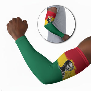 Personalized Ghana Republic Day Arm Sleeves Kwame Nkrumah Vintage Portrait Art - July 1st Theme