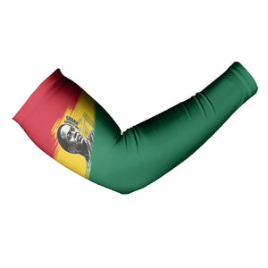 Personalized Ghana Republic Day Arm Sleeves Kwame Nkrumah Vintage Portrait Art - July 1st Theme