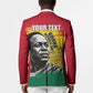Personalized Ghana Republic Day Blazer Kwame Nkrumah Vintage Portrait Art - July 1st Theme