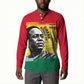 Personalized Ghana Republic Day Button Sweatshirt Kwame Nkrumah Vintage Portrait Art - July 1st Theme