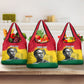Personalized Ghana Republic Day Grocery Bag Kwame Nkrumah Vintage Portrait Art - July 1st Theme