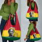 Personalized Ghana Republic Day Grocery Bag Kwame Nkrumah Vintage Portrait Art - July 1st Theme