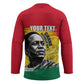 Personalized Ghana Republic Day Hockey Jersey Kwame Nkrumah Vintage Portrait Art - July 1st Theme