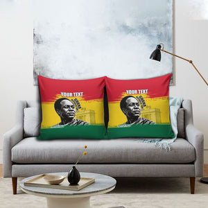 Personalized Ghana Republic Day Pillow Cover Kwame Nkrumah Vintage Portrait Art - July 1st Theme