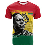 Personalized Ghana Republic Day T shirt Kwame Nkrumah Vintage Portrait Art - July 1st Theme