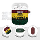 Personalized Ghana Republic Day AirPods Case Adinkra Pattern Heritage Silhouette African Culture Art