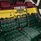 Personalized Ghana Republic Day Back Car Seat Cover Adinkra Pattern Heritage Silhouette African Culture Art