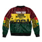Personalized Ghana Republic Day Bomber Jacket Adinkra Pattern Heritage Silhouette African Culture Art