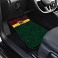 Personalized Ghana Republic Day Car Mats Adinkra Pattern Heritage Silhouette African Culture Art