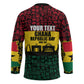 Personalized Ghana Republic Day Hockey Jersey Adinkra Pattern Heritage Silhouette African Culture Art