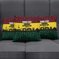 Personalized Ghana Republic Day Pillow Cover Adinkra Pattern Heritage Silhouette African Culture Art