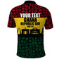 Personalized Ghana Republic Day Polo Shirt Adinkra Pattern Heritage Silhouette African Culture Art