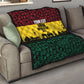 Personalized Ghana Republic Day Quilt Adinkra Pattern Heritage Silhouette African Culture Art