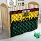 Personalized Ghana Republic Day Quilt Adinkra Pattern Heritage Silhouette African Culture Art