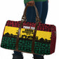 Personalized Ghana Republic Day Travel Bag Adinkra Pattern Heritage Silhouette African Culture Art