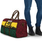 Personalized Ghana Republic Day Travel Bag Adinkra Pattern Heritage Silhouette African Culture Art