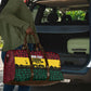 Personalized Ghana Republic Day Travel Bag Adinkra Pattern Heritage Silhouette African Culture Art