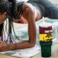 Personalized Ghana Republic Day Tumbler With Handle Adinkra Pattern Heritage Silhouette African Culture Art