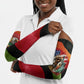Happy 250th You Still Owe Us Black Pride Arm Sleeves Pan African Flag Broken Chains - Statue Of Liberty