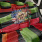 Happy 250th You Still Owe Us Black Pride Back Car Seat Cover Pan African Flag Broken Chains - Statue Of Liberty